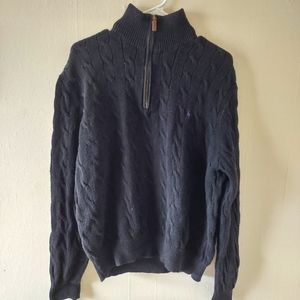 Polo Ralph Lauren half zip sweater tag size L